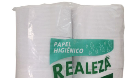 Papel higiênico rolão 100% celulose Realeza