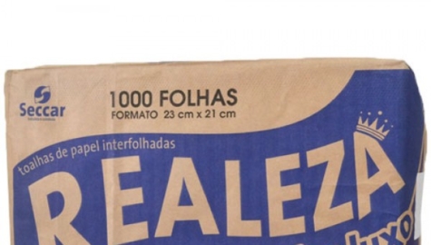 Papel toalha interfolhado Extra Luxo Realeza Papel toalha interfolhado Extra Luxo Realeza