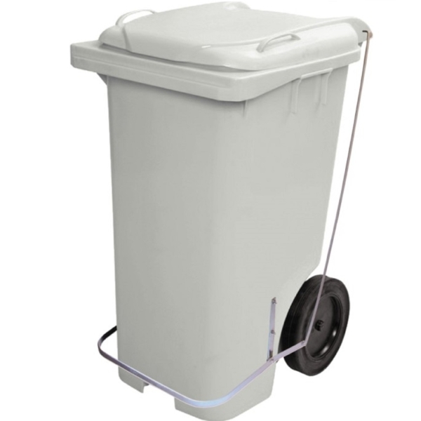 Lixeira  Plastica com Pedal 240 LTS – Branca