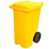Lixeira  Plastica com Pedal 120 LTS – Amarela