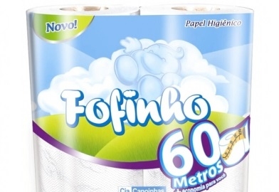 Papel Higiênico Fofinho 60 metros c/4